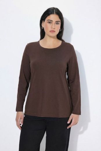 Plus size veliki brojevi Majica dugi rukavi okrugli izrez za punije