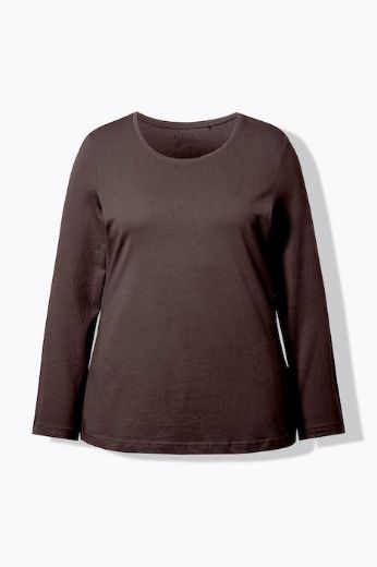 Plus size veliki brojevi Majica dugi rukavi okrugli izrez za punije