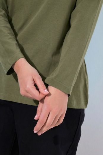 Plus size veliki brojevi Majica dugi rukavi okrugli izrez za punije