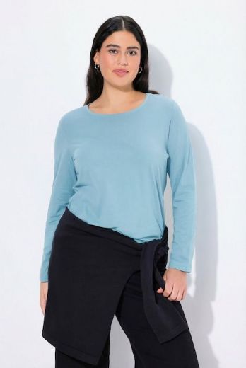 Plus size veliki brojevi Majica dugi rukavi okrugli izrez za punije