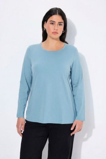 Plus size veliki brojevi Majica dugi rukavi okrugli izrez za punije