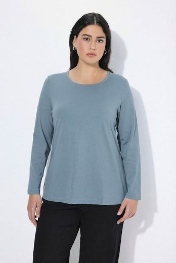Plus size veliki brojevi Majica dugi rukavi okrugli izrez za punije