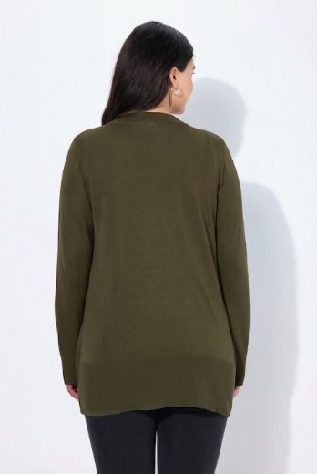 Plus size veliki brojevi Kardigan klasični V ovratnik za punije