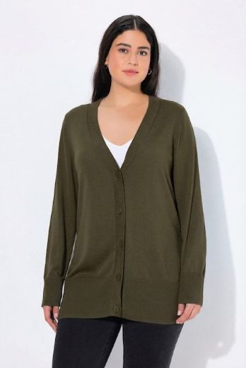 Plus size veliki brojevi Kardigan klasični V ovratnik za punije