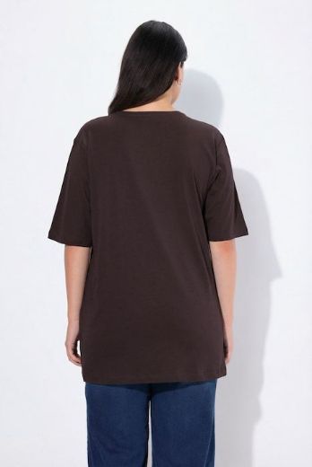 Plus size veliki brojevi Majica V izrez Basic za punije