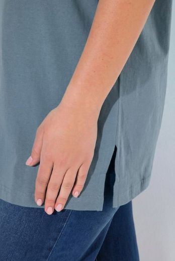 Plus size veliki brojevi Majica V izrez Basic za punije