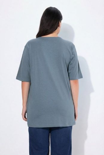 Plus size veliki brojevi Majica V izrez Basic za punije