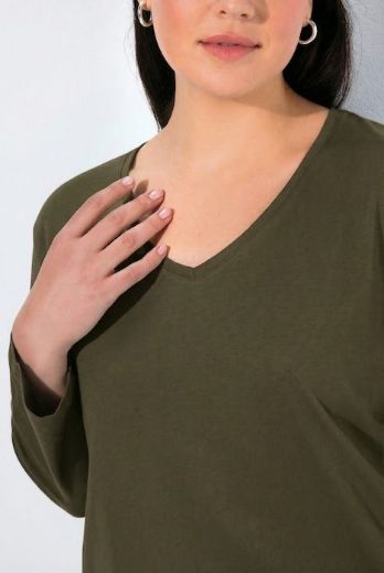 Plus size veliki brojevi Majica Basic dugi rukavi za punije