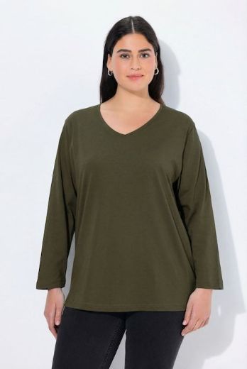 Plus size veliki brojevi Majica Basic dugi rukavi za punije