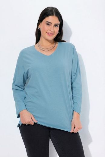 Plus size veliki brojevi Majica Basic dugi rukavi za punije