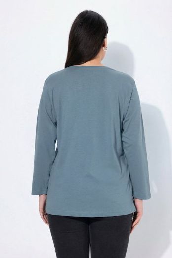 Plus size veliki brojevi Majica Basic dugi rukavi za punije