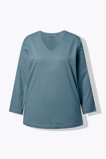 Plus size veliki brojevi Majica Basic dugi rukavi za punije