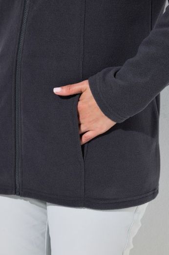 Plus size veliki brojevi Jakna sportska od flisa za punije