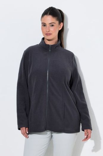 Plus size veliki brojevi Jakna sportska od flisa za punije