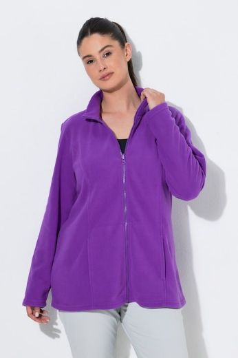 Plus size veliki brojevi Jakna sportska od flisa za punije