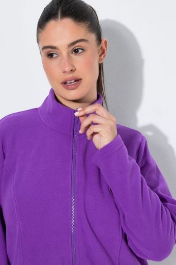 Plus size veliki brojevi Jakna sportska od flisa za punije