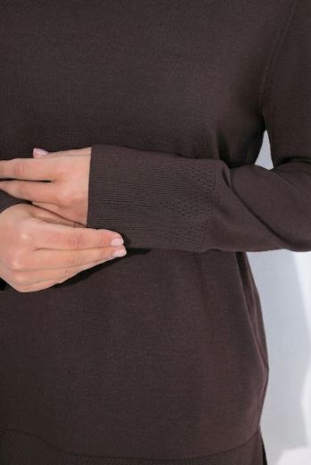 Plus size veliki brojevi Pulover s rol ovratnikom za punije