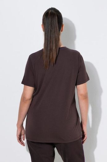 Plus size veliki brojevi Majica funkcionalna V ovratnik za punije
