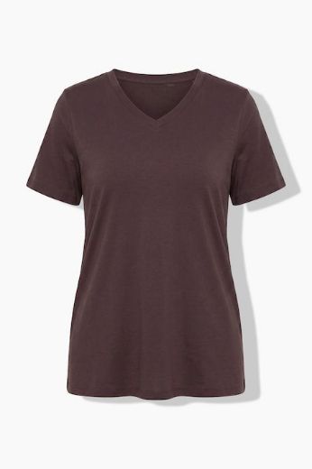 Plus size veliki brojevi Majica funkcionalna V ovratnik za punije