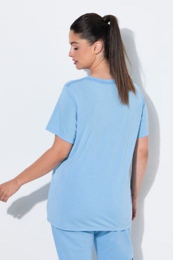 Plus size veliki brojevi Majica funkcionalna V ovratnik za punije