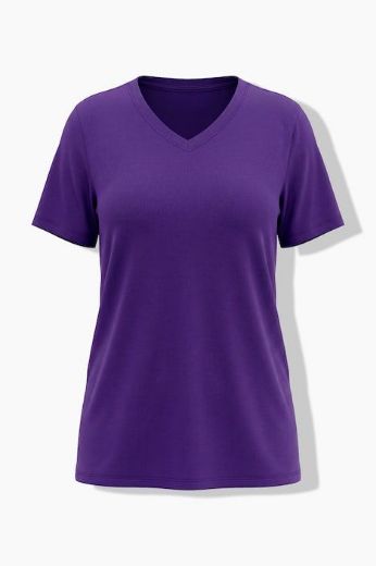 Plus size veliki brojevi Majica funkcionalna V ovratnik za punije