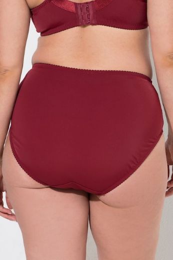 Plus size veliki brojevi Gaćice midi s cvjetnom čipkom za punije