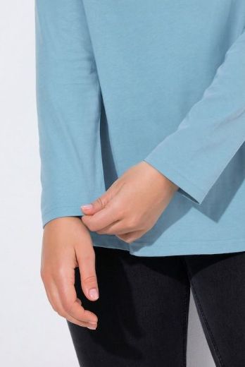 Plus size veliki brojevi Majica dugih rukava V ovratnika za punije