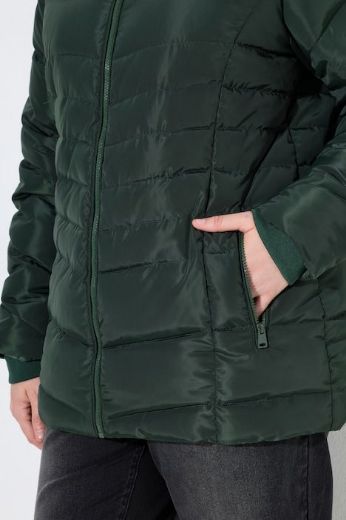 Plus size veliki brojevi Jakna štepana za punije