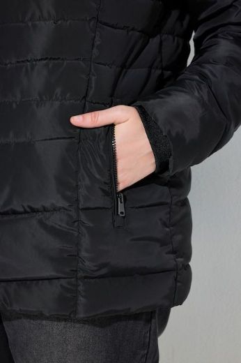 Plus size veliki brojevi Jakna štepana za punije