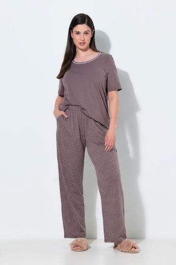 Plus size veliki brojevi Pidžama s kratkim rukavima i dugim nogavicama za punije
