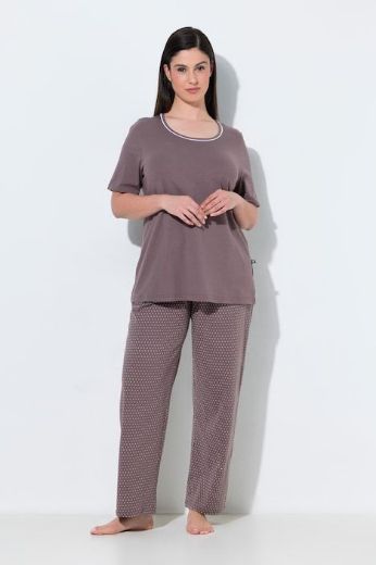 Plus size veliki brojevi Pidžama s kratkim rukavima i dugim nogavicama za punije
