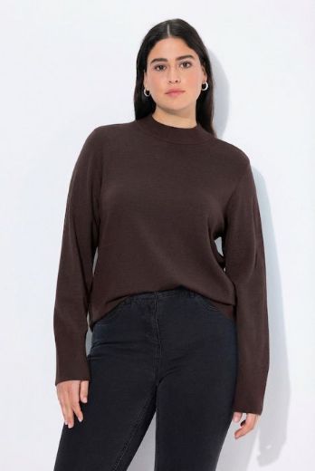 Plus size veliki brojevi Pulover povišenog ovratnika za punije