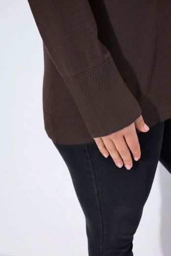 Plus size veliki brojevi Pulover povišenog ovratnika za punije