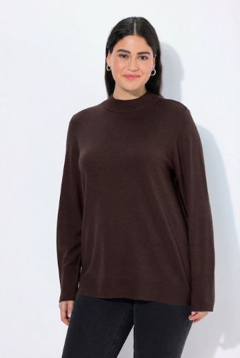 Plus size veliki brojevi Pulover povišenog ovratnika za punije