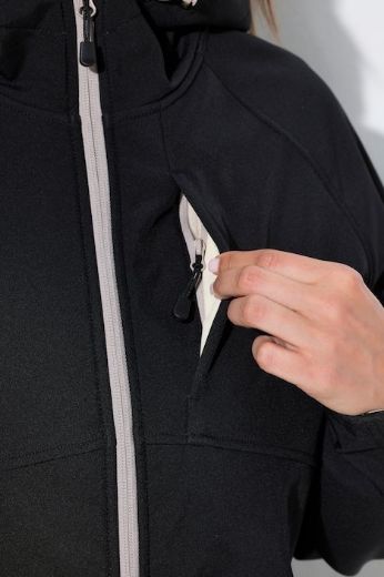 Plus size veliki brojevi Jakna sportska s kapuljačom za punije