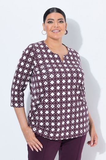 Plus size veliki brojevi Majica 3/4 rukava za punije