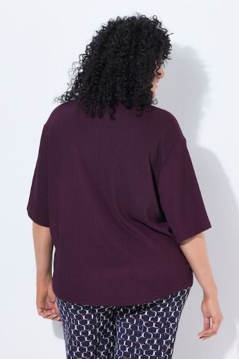 Plus size veliki brojevi Bluza polu rukava na kopčanje za punije