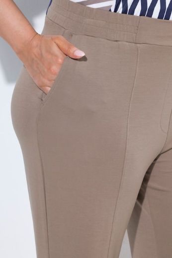 Plus size veliki brojevi Hlače elastičnog struka širokih nogavica za punije