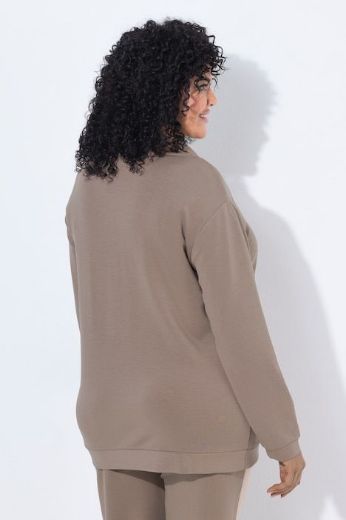 Plus size veliki brojevi Majica dugih rukava s patentnim zatvaračem za punije