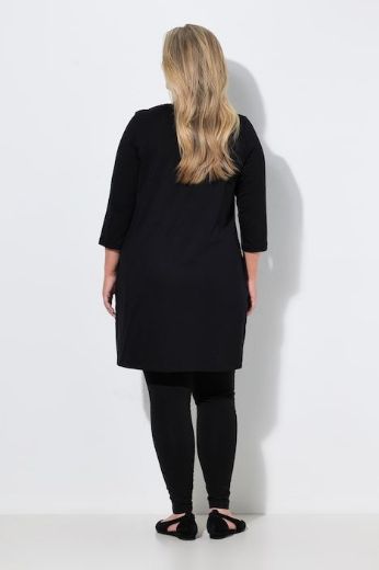 Plus size veliki brojevi Majica 3/4 rukava dužeg A kroja za punije