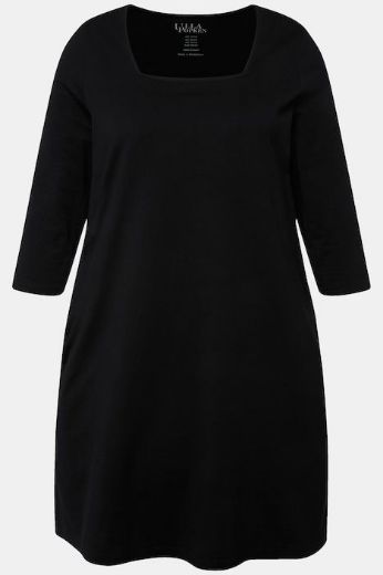 Plus size veliki brojevi Majica 3/4 rukava dužeg A kroja za punije
