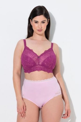 Plus size veliki brojevi Grudnjak bez žice s dodatkom ukrasne čipke za punije