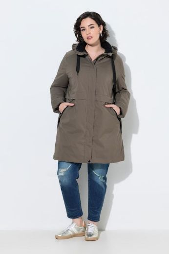 Plus size veliki brojevi Jakna vodoodbojna s kapuljačom za punije