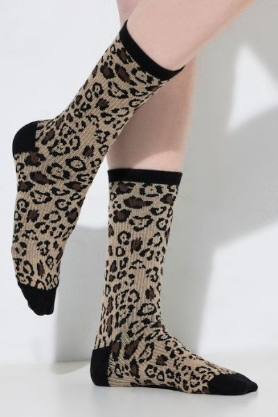 Veliki brojevi Čarape kompresijske leopard uzorka moda za punije