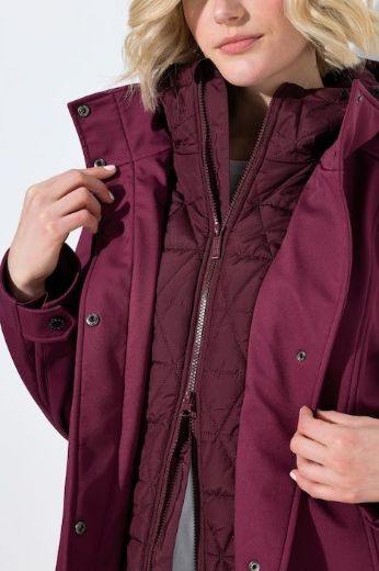 Plus size veliki brojevi Jakna softshell vodoodbojna s kapuljačom za punije