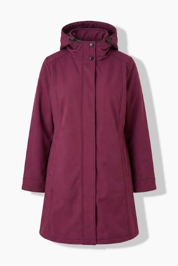 Plus size veliki brojevi Jakna softshell vodoodbojna s kapuljačom za punije