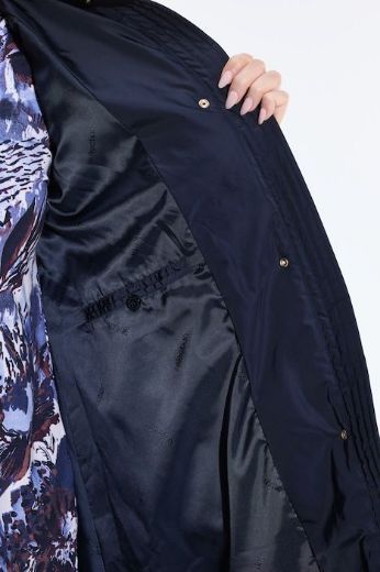 Plus size veliki brojevi Kaput prošiven vodoodbojan s odvojivom kapuljačom za punije