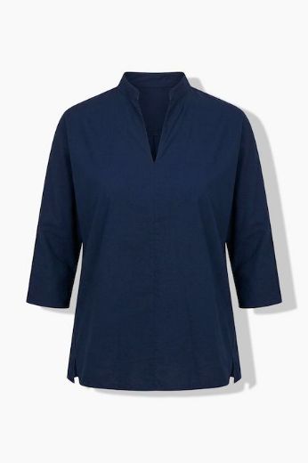 Plus size veliki brojevi Bluza 3/4 rukava V izreza za punije