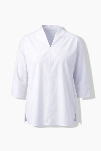 Plus size veliki brojevi Bluza 3/4 rukava V izreza za punije