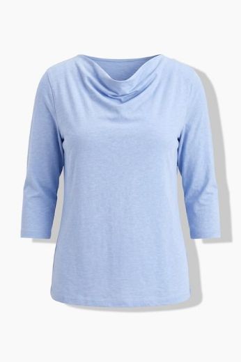 Plus size veliki brojevi Majica 3/4 rukava od prirodnog pamuka za punije